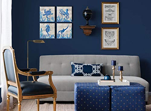 5 Bathroom+Seahorse+Pictures+Art+Decorations