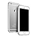 KEWEK iPhone 6 Case, Aluminum Metal Bumper Frame (No Signal Reduce) with Shock Absorbing Flexible TPU Inner Dual Layer for iPhone 6s, Silver