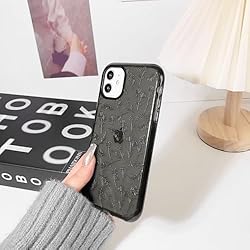 NITITOP Compatible for iPhone Case Cute Flower