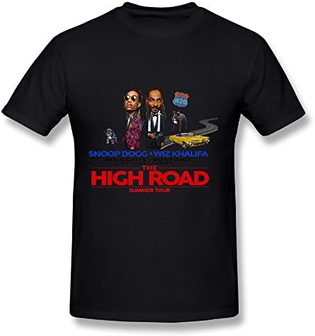 T Shirt For Men Love Snoop Dogg &amp; Wiz Khalifa The High Road Tour 2016