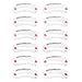 AKOAK 24 Piece 8 Set Eyebrow Stencils Eyebrows Grooming Stencil Kit Shaping Templates DIY Tools