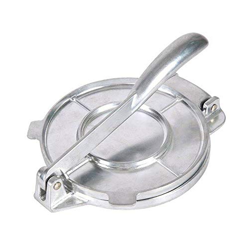 Tortilla Press- 7.8inch Tortilla and Roti Maker Aluminium Electric Tortilla Press Baking Maker for Pitas,Chapati,Flatbread,Pancake Cooking Plate(Non-Stick)