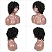 FASHION IDOL Spring Twist Braids Wig Curly Jamaican Bounce Jumpy African Bomb Twist Braids Wig Sythetic Short Natural Black Wig For Black Women (1B)