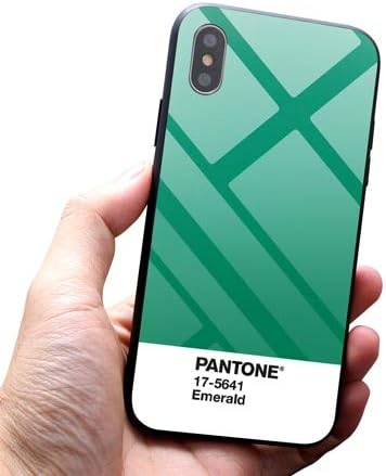 Fitted Cases - Tempered Glass Customized Phone Case for iPhone 7 7Plus X 6S 6 Plus DIY Pantone Phone Cover for iPhone Xs MAX XR 8 Pure Color - by LENALE - 1 PCs
