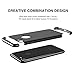 iPhone 7 Case RANVOO 3-in-1 Stylish Thin Hard Slim Fit Case with 3 Detachable Parts for Apple iPhone 7 Only, Jet Black