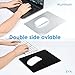 Mouse pad, Aenfor Gaming Cool Mouse pad [Ultra Thin][Non-Slip Base][Resistant to Dirt][Easy to Clear]Mouse pad with Micro Sand Blasting Aluminum Surface for Fast and Accurate Control (Silver)