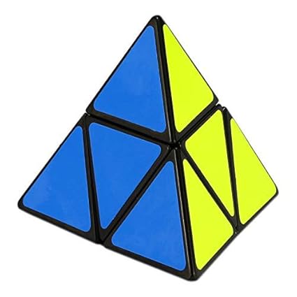 IndusBay High Speed Pyramid Pyraminx Stickerless Triangle Rubiks Cube Puzzle