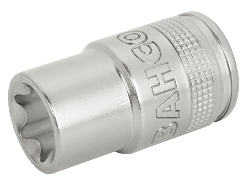 Bahco 7800TORX-E16 Torx Socket, Silver, 1/2-Inch