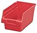 Akro-Mils 30090 Plastic Nesting ShelfMax Storage Bin Box, (12-Inch x 6-Inch x 6-Inch), Red, (10-Pack)