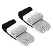 Tinksky Men Elastic Soft Cotton Tabi Toe Socks, 3 Pair (White/Grey/Black), US 5-12