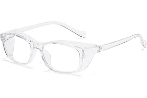 Junsika Kids Safety Glasses Anti Fog Goggles with Side Shield Anti Pollen Protective Eyeglasses