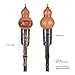 ammoon Chinese Bamboo Hulusi Gourd Cucurbit Handmade Flute Ethnic Musical Instrument Key of C with Case for Beginner Music Lovers