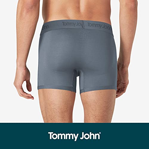 Tommy John Men's Underwear, Boxer Briefs, Second Skin Fabric Trunk with