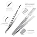 Nego Toenail Clippers Set 3Pcs, Professional Thick Ingrown Toe Nail Clippers for Seniors Men, Super Sharp Stainless Steel Pedicure Clippers Toenail Cutters,Nail Lifter Nippers, Toenail File