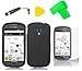 Phone Protector Cover Case Cell Phone Accessory + Extreme Band + Stylus Pen + LCD Screen Protector + Yellow Pry Tool for Samsung Galaxy Exhibit T599N T599 SGH-T599 (2013) (Black)