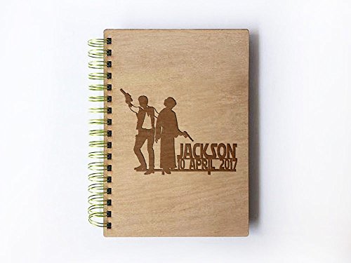 Click Here to See More Images Wedding Guest book (wood) - notebook - Â star Wars