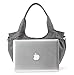 KISS GOLD(TM) Leisure Canvas Tote Shoulder HandBag for Women Crossbody Bag for Women, Grey