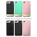 iPhone 8 Plus Case / iPhone 7 Plus Case, CaseCrown Lux Glider Case (Jet Black) w/ Glossy Finish & Felt Interior