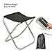 YISEA Travel Stool Foldable Lightweight Portable Large Size Folding Camping Stool for Audults, Sturdy Portable Camping Chair Stools for Camping, Hunting, Hiking, Fishing (Large)thumb 2