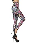Women Leggings - Sunzel Women's Digital Print Ankle Length Footless Design Leggings