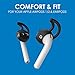 TEEMADE AIRHOOKS 2.0 Airpod Ear Hooks Accessories for AirPods 1 & AirPods 2 or EarPods Headphones/Earphones/Earbuds (4 Pairs) (Black)thumb 2