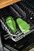 Dinosaur Taco Holder - Dino Taco Shell Holders for Kids - Fun Stand Up Plate to Hold 2 Tacos - Easy to Fill and Serve - BPA-free & Dishwasher Safe - Green