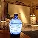 COOSA 100ml Aromatherapy Essential Oil Diffuser Glass Handmade Cool Mist Humidifier Waterless Auto Shut-Off with 4 Time Setting and Color Changing Light for Home Deco Office Baby Spa Yoga