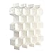 KLOUD City Household White Plastic Partition Bee Style Underwear Socks Bras Ties Belts Scarves Drawer Divider Cabinet Clapboard (White)