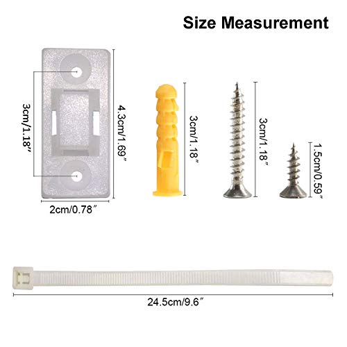 Adjustable Anti-tip Furniture Strap (6 Pack) | Safety Furniture Wall Anchors For Baby Proofing | Secure Bookshelf, Cabinet, Dresser, TV, Wardrobe from Falling - Thumbnail 6