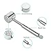Dishwasher Safe Meat Tenderizer, 304 Stainless Steel Heavy Duty Meat Hammer Softener for Tenderizing Steak, Beef, Chicken, Lamb and Minced Meat