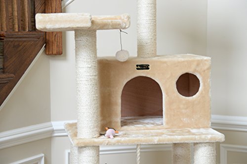Armarkat A7202 72-Inch Cat Tree, Beige
