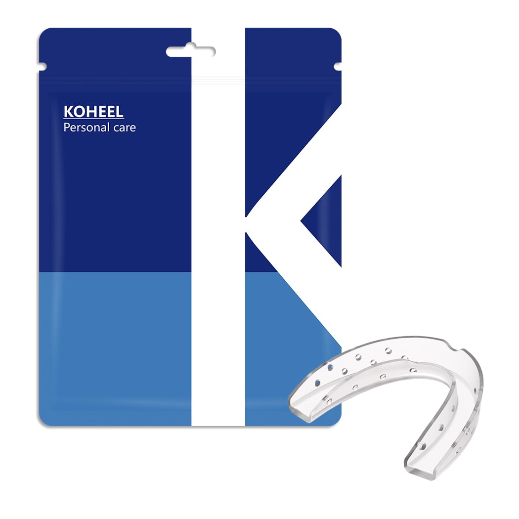 Photo 1 of KOHEEL Mouth Guard for Nighttime Teeth Grinding, Professional-Fit Dental Guard, Thin Mouth Guard for Clenching (2 Large & 2 Small)