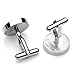 PenSee Stainless Steel Car Shift Gear Cufflinks for Men with Gift Box