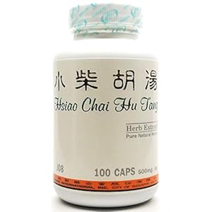 Bupleurum Liver Formula Dietary Supplement 500mg 100 Capsules (Xiao Chai Hu Tang) J08 100% Natural Herbs