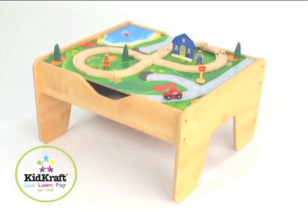 6 KidKraft+17576+Activity+Table+Natural