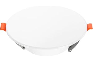 Awclub 5.3-Inch Spring Mount Ceiling Cover Plates, Recessed Light Trim Wall, Downlight Hole Cap Decorative Panel with Buckle 