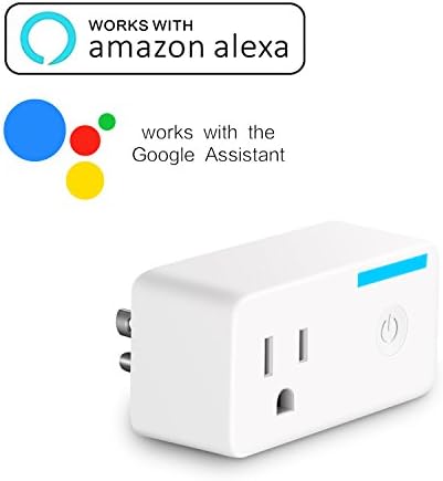 Darkeep Smart Plug Mini Outlet Alexa Google Home Compatible App Control US Plugs Wifi Timing Compact Size Homekit Socket No Hub