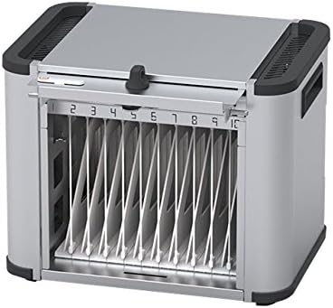 Bretford Pure Charge Station Charging stand10 Output connectors Silver, Black, Silver/Black (HGFQ2BG1)