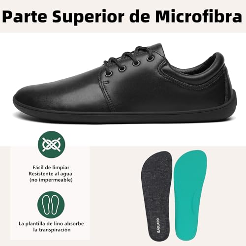 SAGUARO Barefoot Men's Minimalist Shoes - with Wide Toe, Noble II, Size 36-48