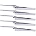 5 PCS Dental Articulating Paper Tweezers, Stainless Steel Instrument Holding Forceps Holder Straight for Articulating Paper