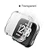 FINENIC Compatible for Fitbit Versa Protective Case, Slim Screen Protector Plated TPU Case Scratch Resistant Cover Compatible Fitbit Versa Smart Watch (Clear)