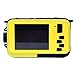 KINGEAR KG0008 Double Screens Waterproof Digital Camera 2.7-Inch Front LCD with 2.7inch Camera--Yellow
