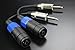 2 Pack Speakon Female Connector to 1/4