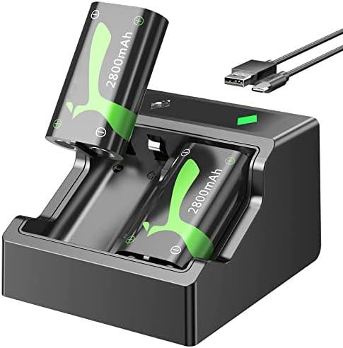 thumbnail image 2 of Game On! 2-Pack Rechargeable Battery & USB-C Cable For Xbox Series X/S & One Controllers 2 of 3