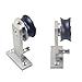 SMARTSTANDARD Top Mount Stainless Steel Sliding Barn door Hardware Hanger 2pcs (T-Shape Hangers)