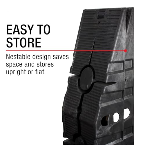 XTECH Car Ramps 2 PCS, Universal Drive 3 Ton Lifting Capacity, Portable High Lift Ramps for Vehicle Repair Places, Heavy Duty