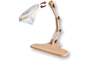 Nurge Adjustable Embroidery Table Stand, Cross Stitch Hoop Stand, Embroidery Hoop Holder. Hand Polished Natural Wood (190-4 Embroidery Stand)