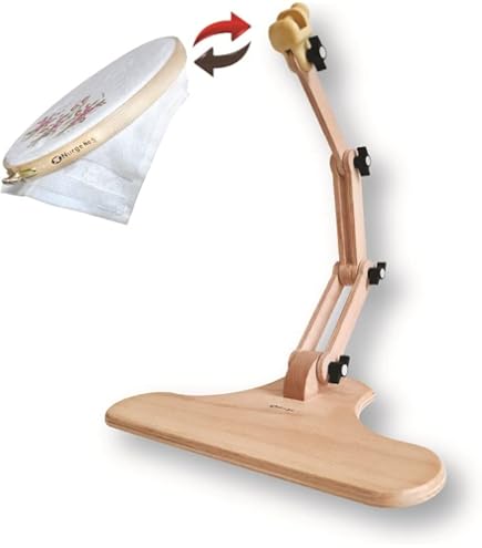 Support à Broder Morgan Lap Stand - Cerceaux Réglables 7 Et 10 Pouces - Pour Point De Croix