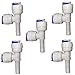 PureSec Water Pipe Stem Run Tee for 1/4