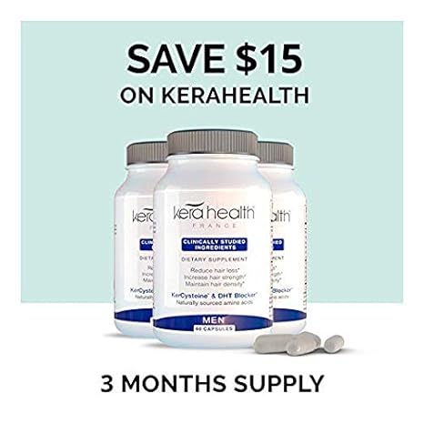 Amazon Com Kerahealth Men Multipack 3months Supply Hair Loss